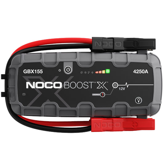 NOCO Boost X GBX155: 4250A UltraSafe Starthilfe Powerbank – 12V Lithium-Starthilfegerät & Starterkabel – Tragbarer Booster für Benziner bis 10,0L & Diesel bis 8,0L