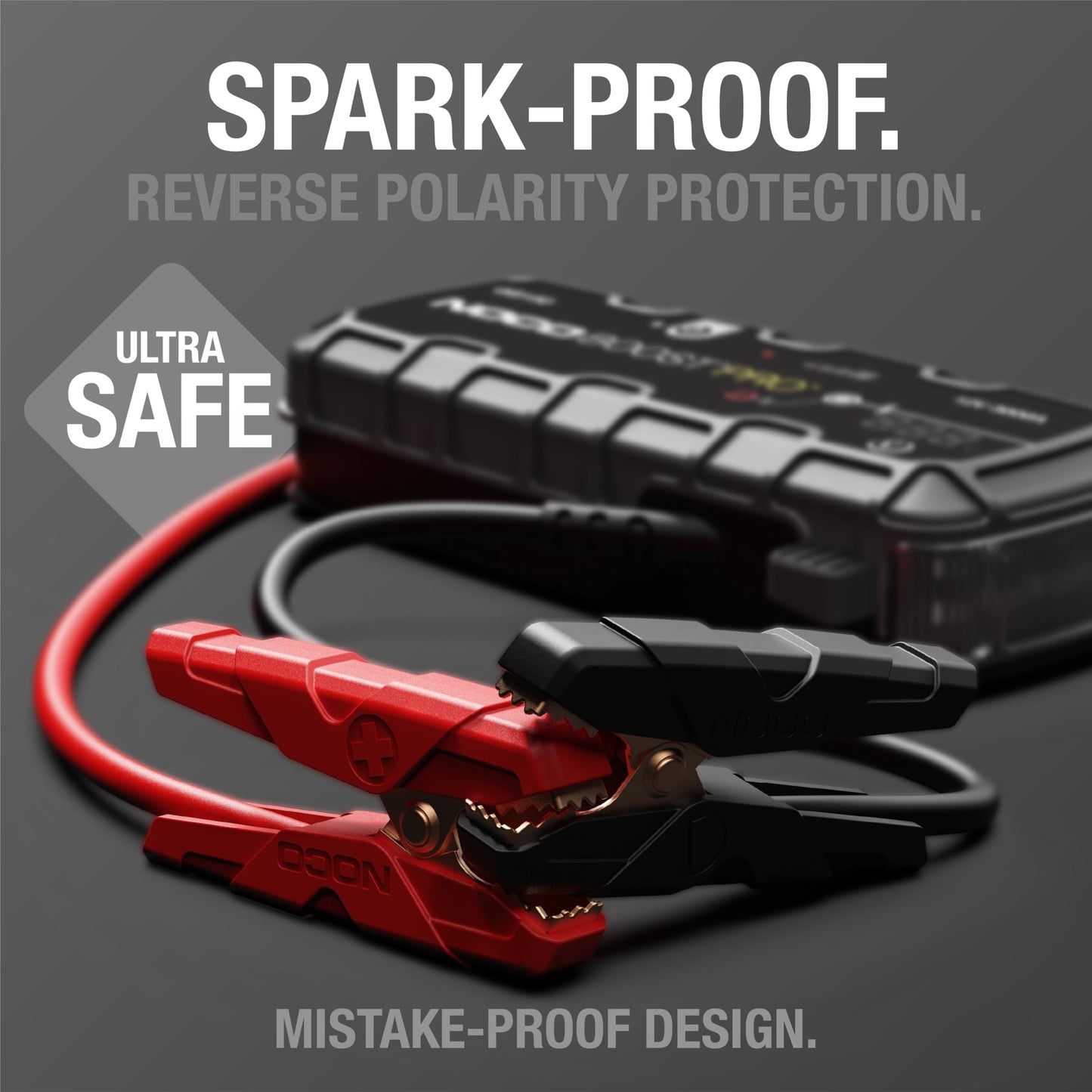 NOCO Boost GB150: 3000A UltraSafe Starthilfe Powerbank – 12V Lithium-Starthilfegerät & Starterkabel – Tragbarer Booster für Benziner bis 9,0L & Diesel bis 7,0L