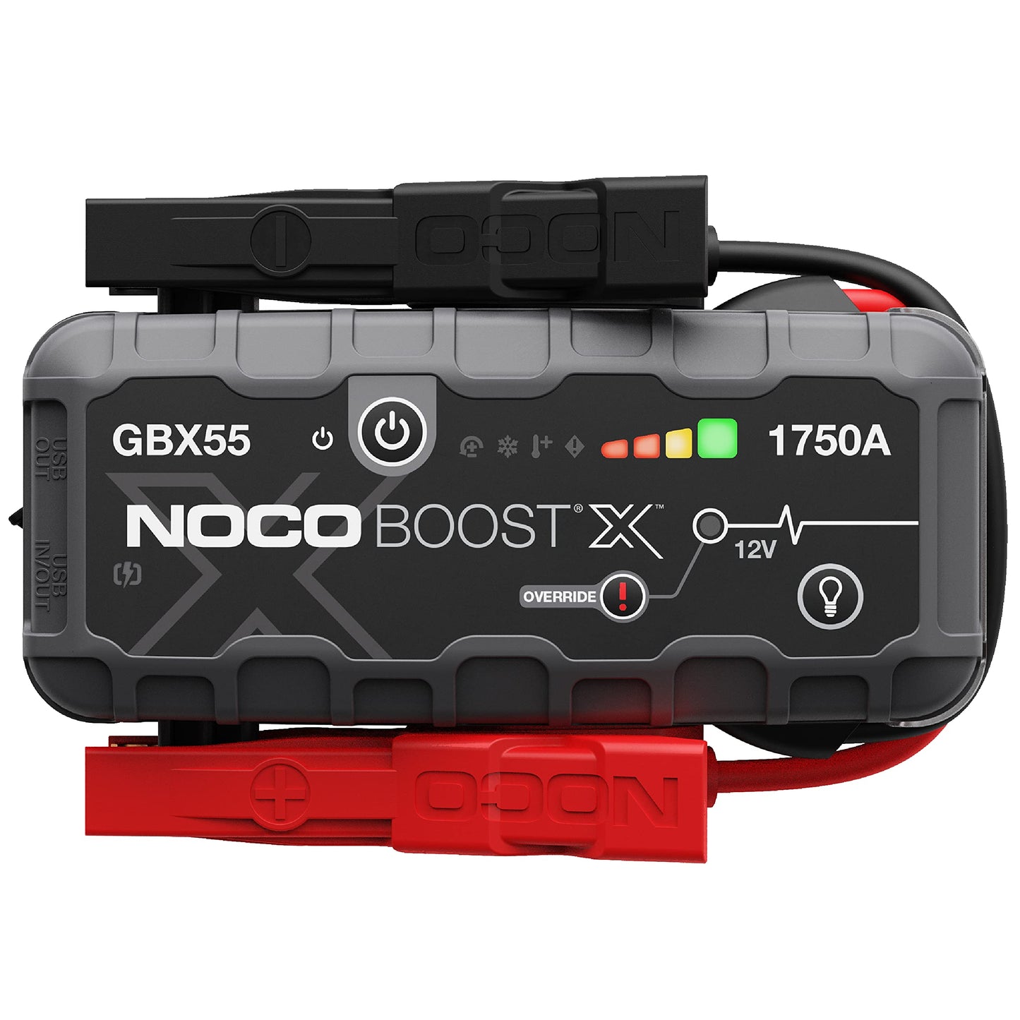 NOCO Boost X GBX55: 1750A UltraSafe Starthilfe Powerbank – 12V Lithium-Starthilfegerät & Starterkabel – Tragbarer Booster für Benziner bis 7,5L & Diesel bis 5,0L
