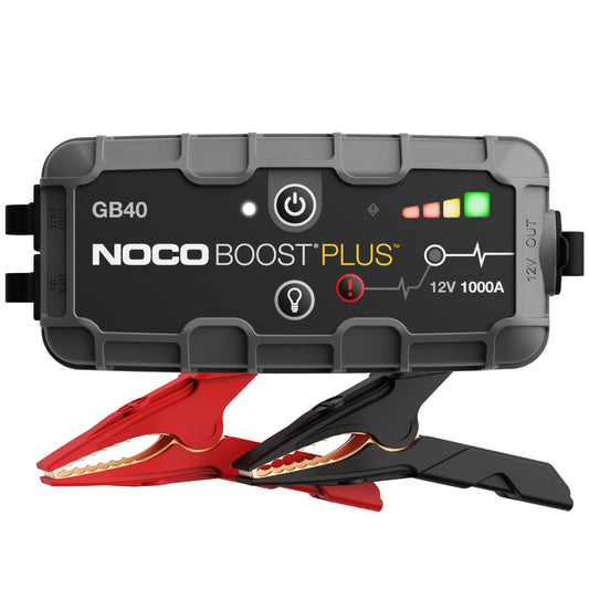 NOCO Boost GB40: 1000A UltraSafe Starthilfe Powerbank – 12V Lithium-Starthilfegerät & Starterkabel – Tragbarer Booster für Benziner bis 6,0L & Diesel bis 3,0L
