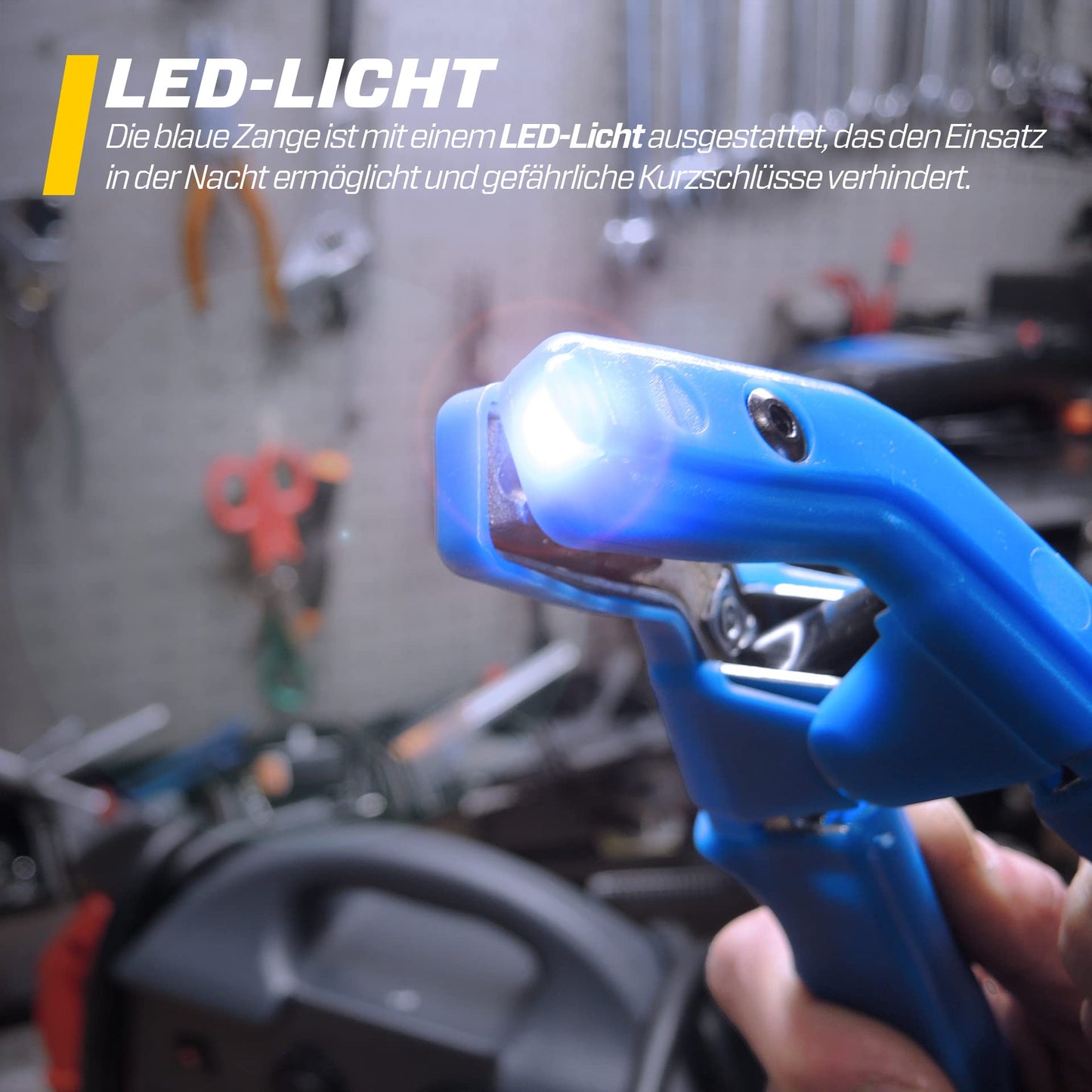 MAXTOOLS JS1000, Professioneller tragbarer Notstarter 1380A 12V 22Ah mit Einschaltstrom 4140A, Autobatterie-Starthilfe-Pack, Booster, Autostarter mit AGM-Bleibbatterie und Zange mit LED Licht