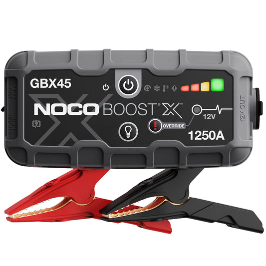NOCO Boost X GBX45: 1250A UltraSafe Starthilfe Powerbank – 12V Lithium-Starthilfegerät & Starterkabel – Tragbarer Booster für Benziner bis 6,5L & Diesel bis 4,0L